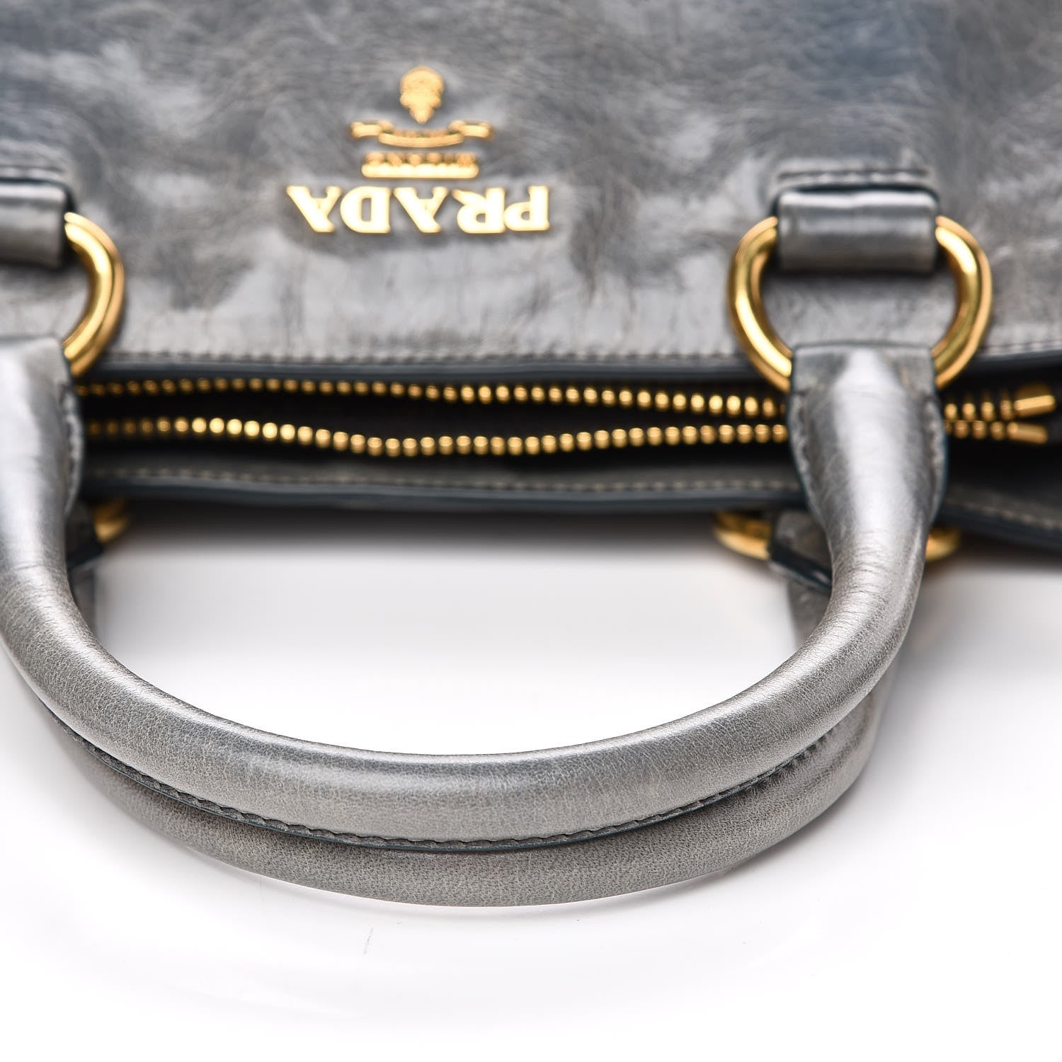 Prada Vitello Shine Tote Avio 12 of 14