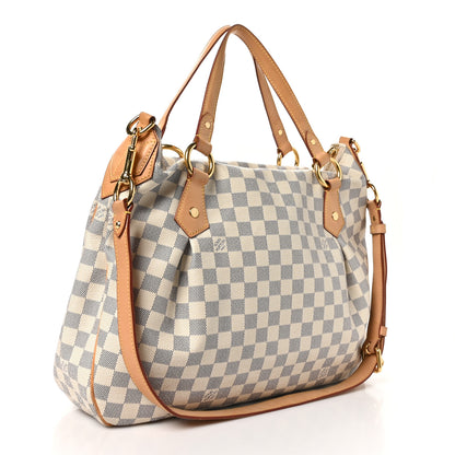 Louis Vuitton Damier Azur Evora MM 3 of 9