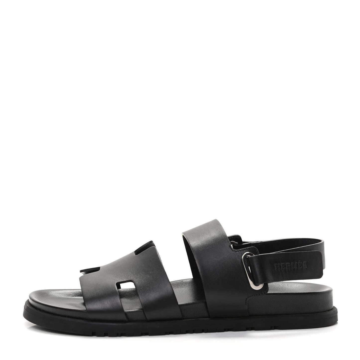 Calfskin Mens Takara Sandals 43 Black