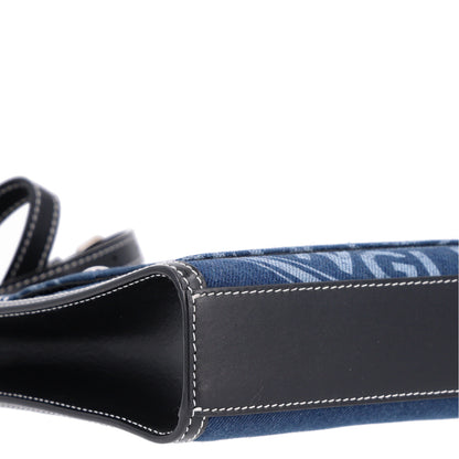 Burberry Denim Smooth Calfskin Mini Pocket Bag Blue 9 of 10