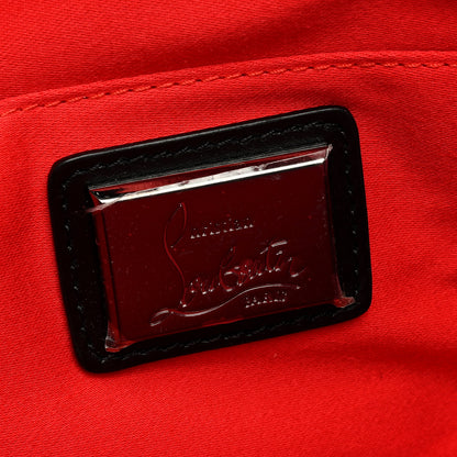 Christian Louboutin Suede Studded Loubiposh Tudor Clutch Black 6 of 8