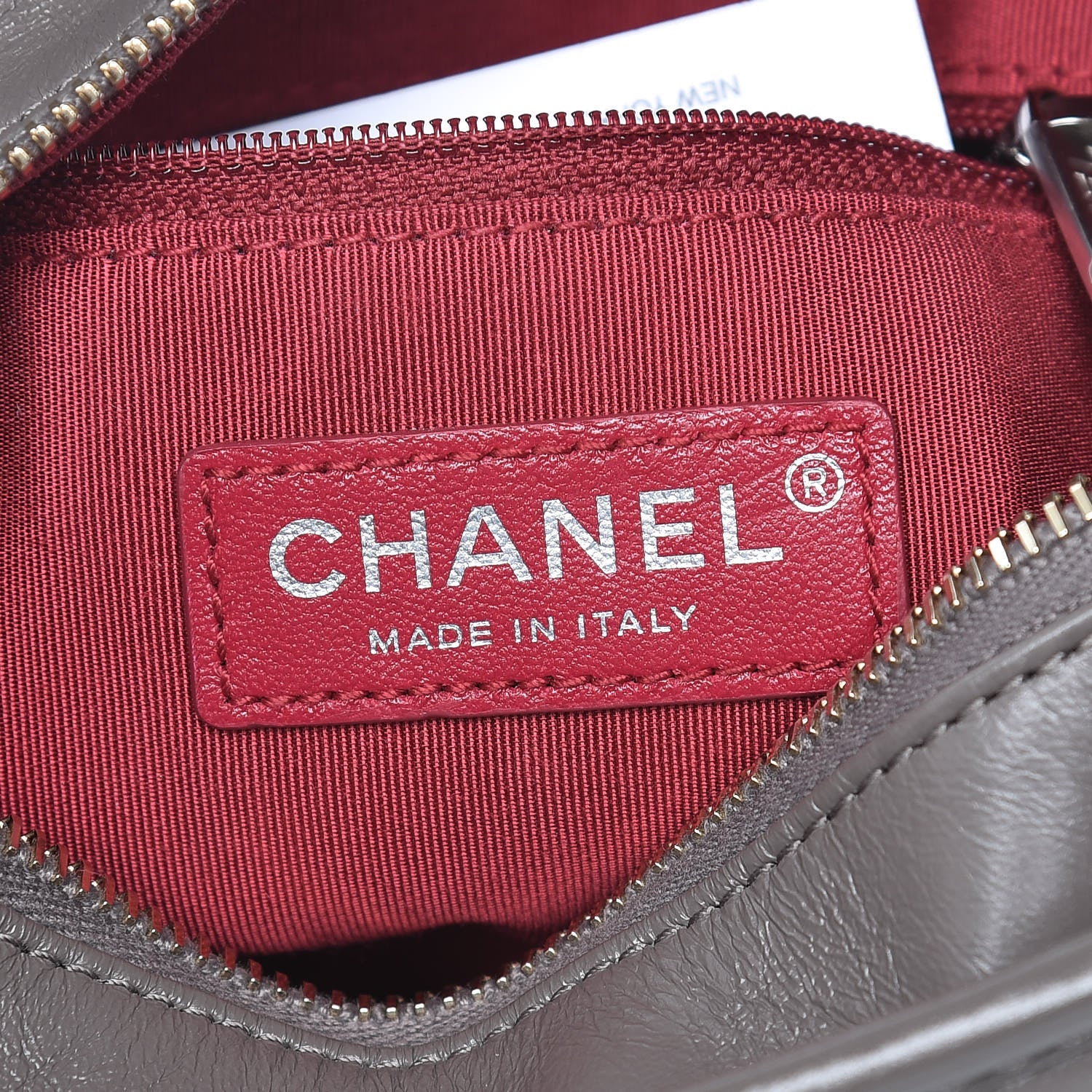 Chanel Aged Calfskin Quilted Small Gabrielle Hobo Grey 6 of 9