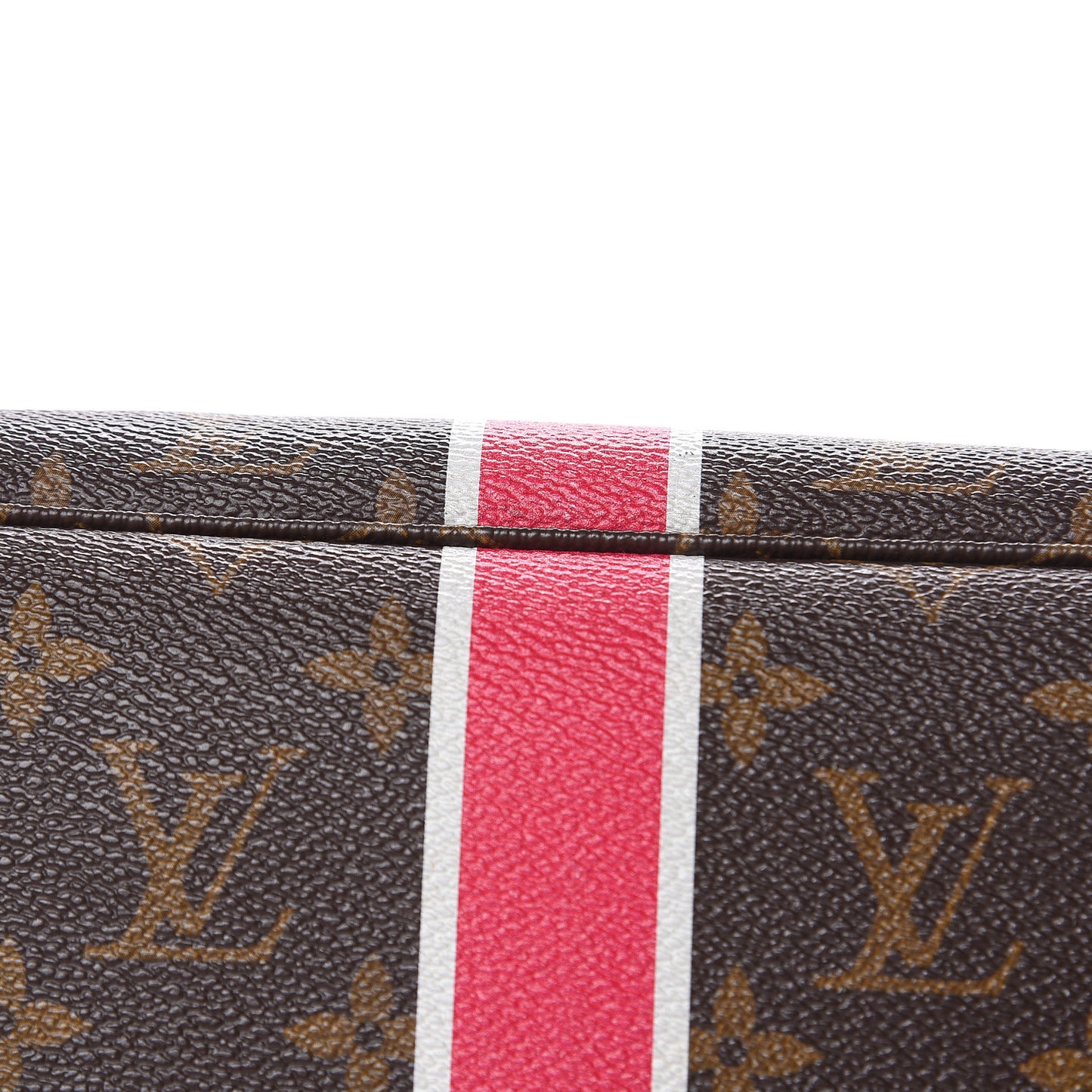 Monogram My LV Heritage Neverfull MM Fuchsia White
