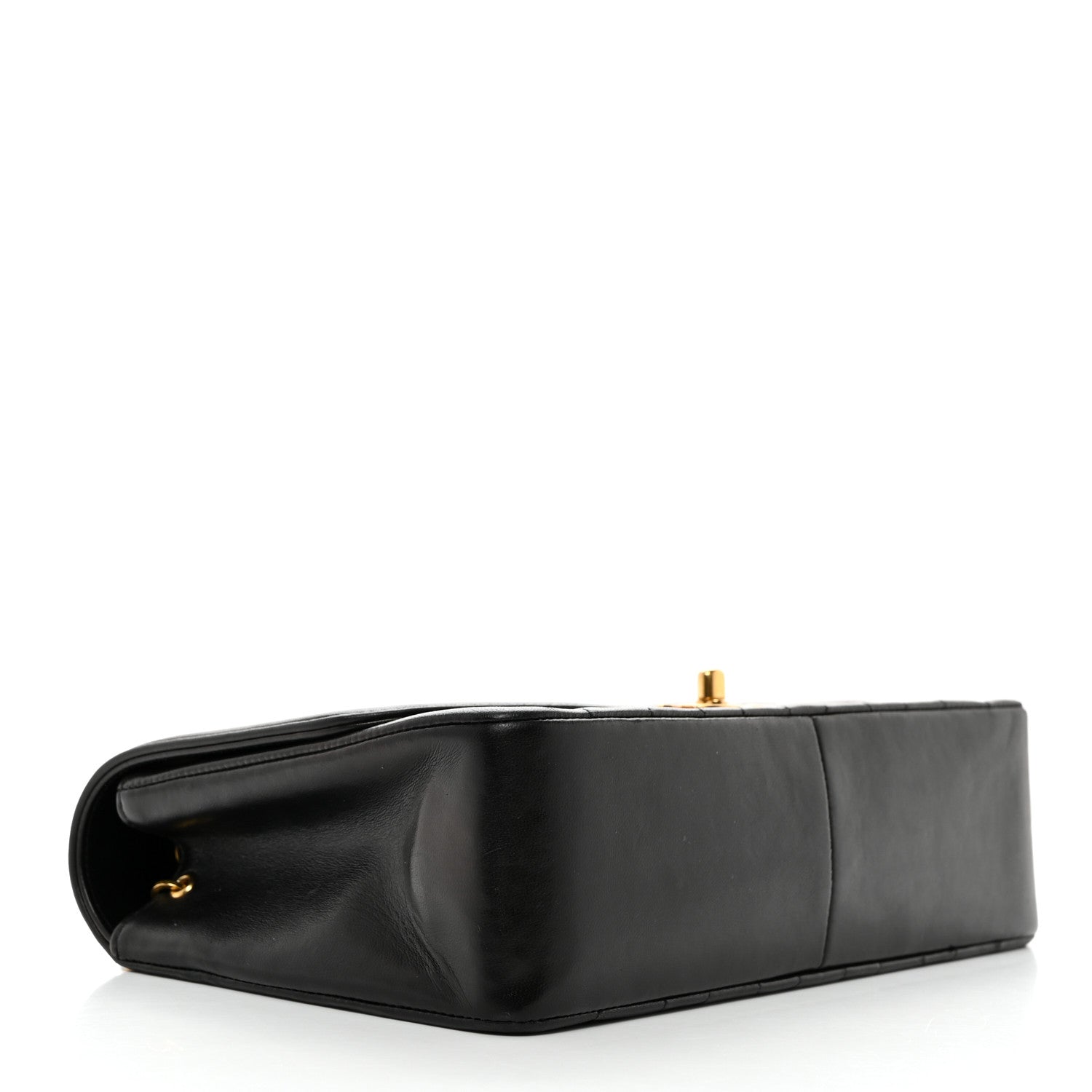 Chanel Lambskin Quilted Medium Single Flap Black 4 of 10