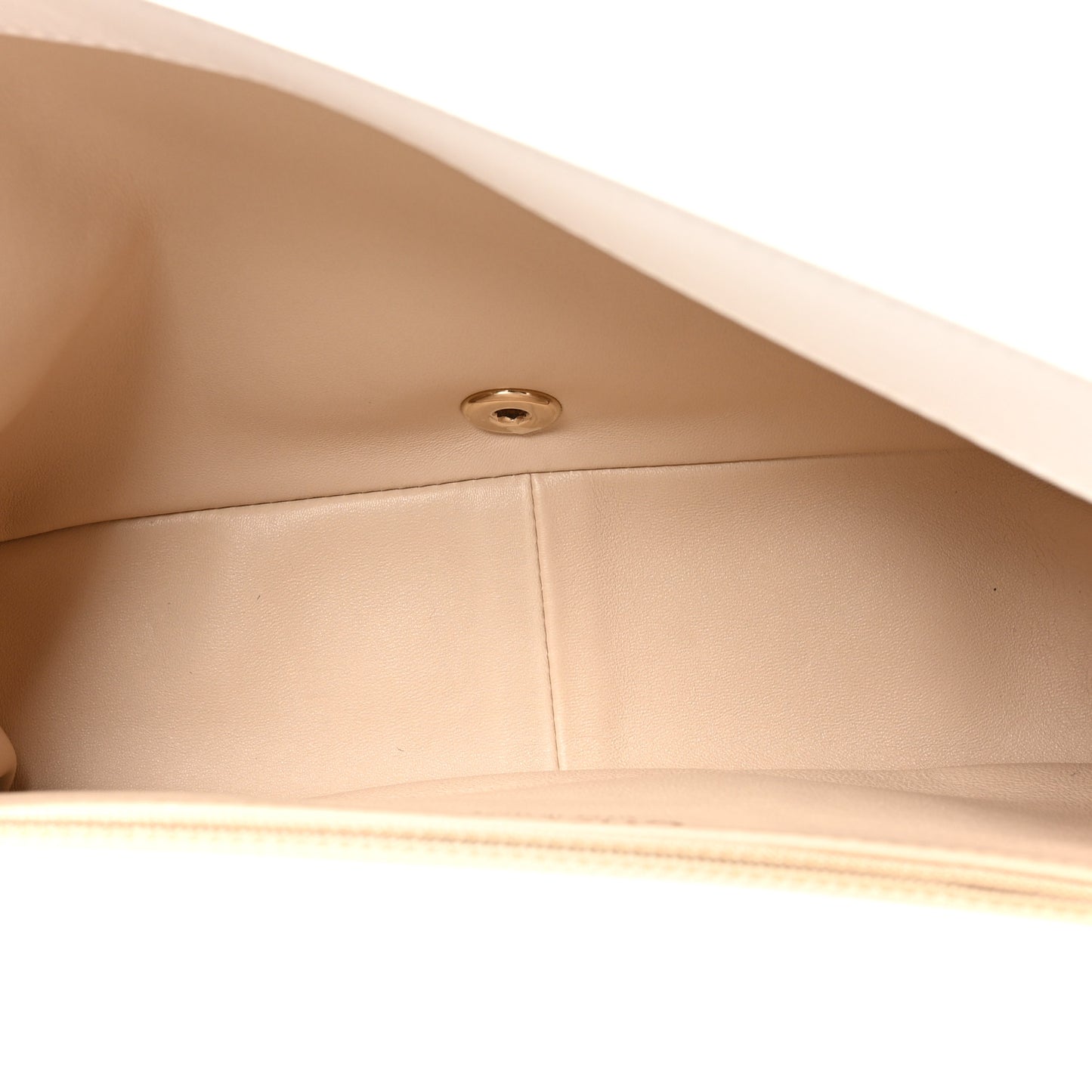 Lambskin Quilted Medium Carry Chic Flap White