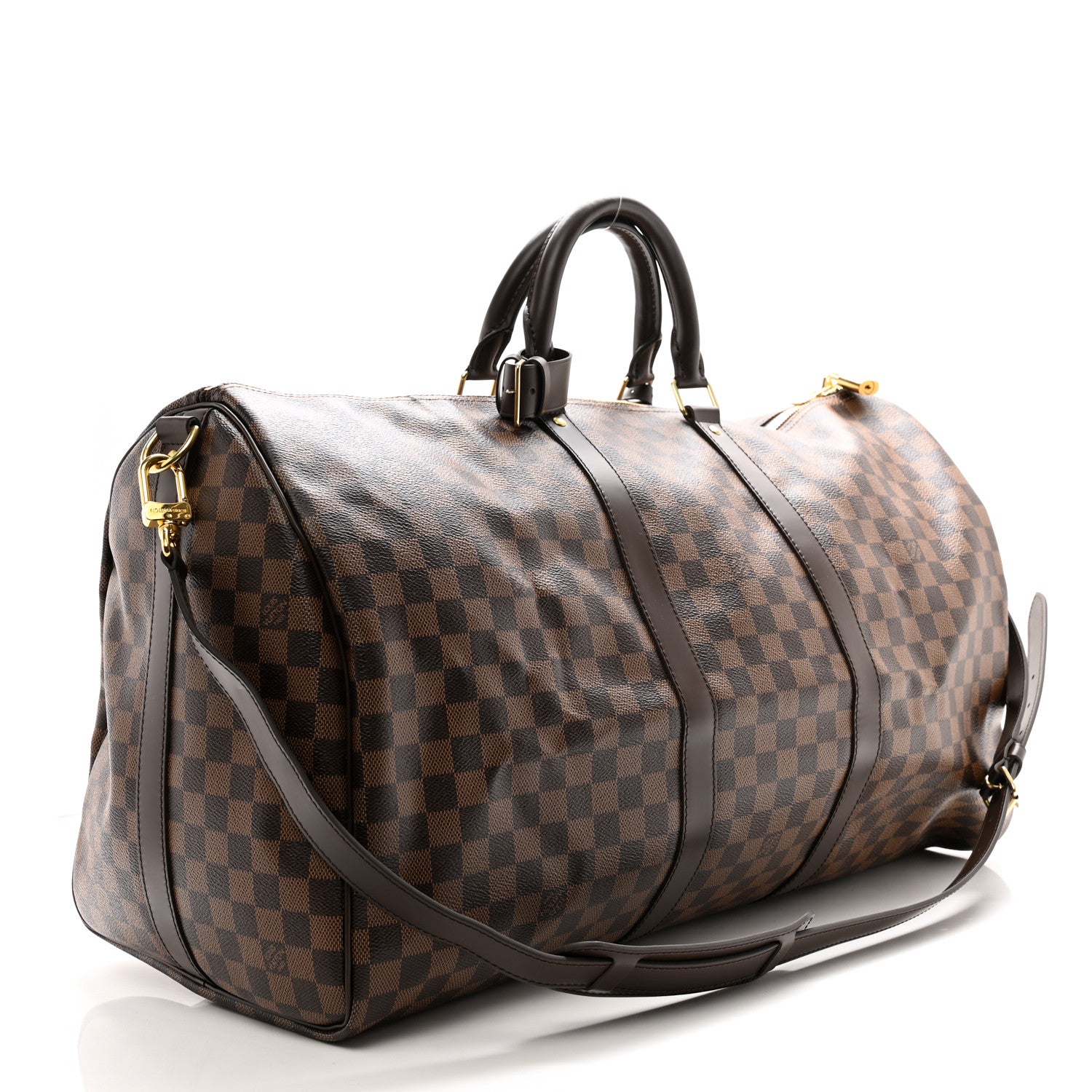 Louis Vuitton Damier Ebene Keepall Bandouliere 55 2 of 10