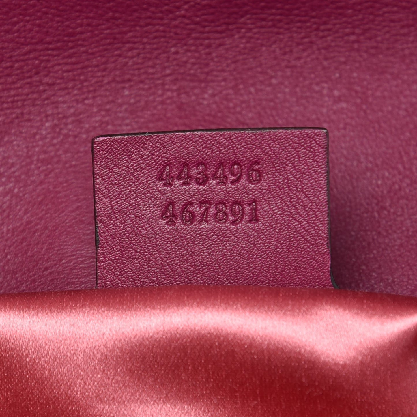Velvet Matelasse Loved Embroidered Medium GG Marmont Shoulder Bag Fuchsia Violet Cyclamen