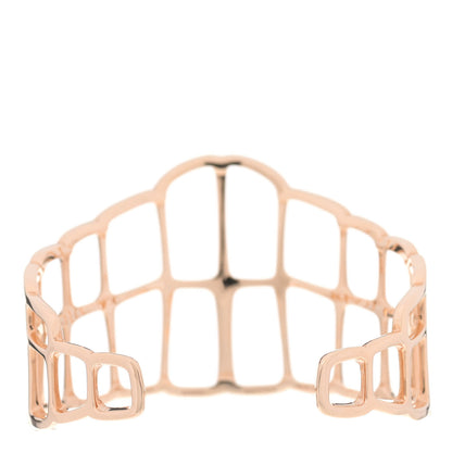 Hermes 18K Rose Gold MM Niloticus Ombre Cuff Bracelet 3 of 5