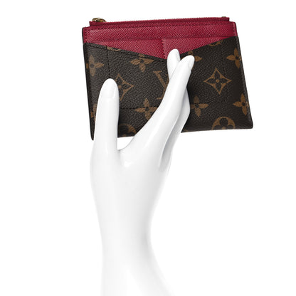 Louis Vuitton Monogram Zipped Card Holder Fuchsia 2 of 7