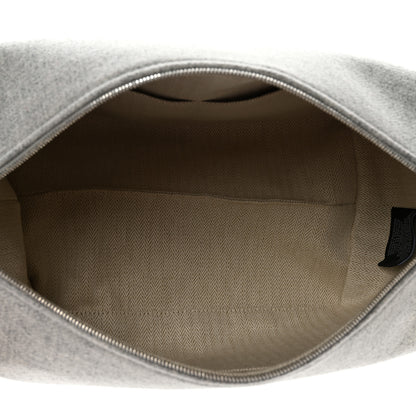 Hermes Canvas Large Bride-A-Brac Pouch Gris Flanelle 4 of 7