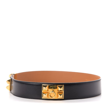 Hermes Box Collier De Chien CDC Belt 70 Black 1 of 7