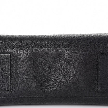 Saint Laurent Grained Calfskin Small Supple Sac De Jour Black 9 of 11