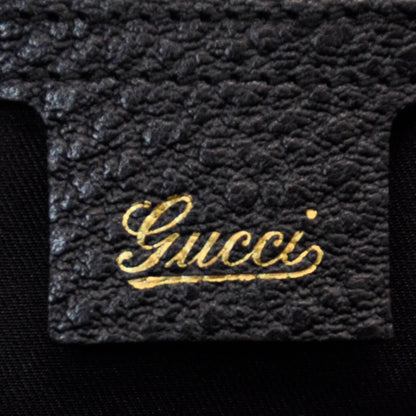 Gucci Calfskin Web Bamboo Bullet Satchel 8 of 9