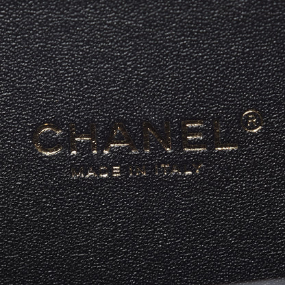 Chanel Caviar Quilted Small CC Filigree Vanity Case Beige Black 8 of 9