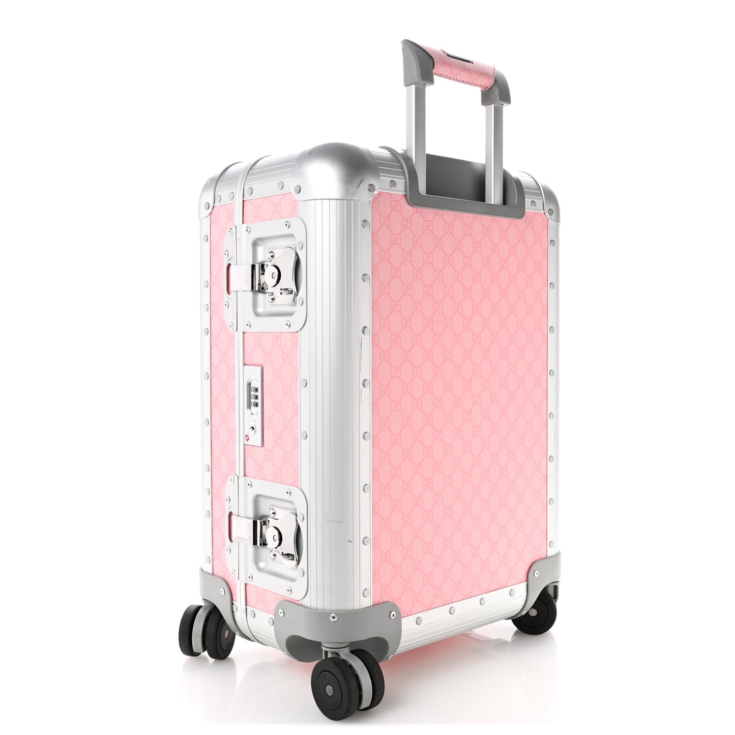 GG Supreme Monogram Porter Cabin Plus Suitcase Pink