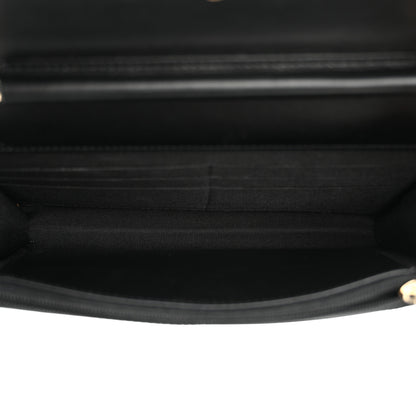 Chanel Caviar Quilted CC Filigree Wallet On Chain WOC Black 5 of 13