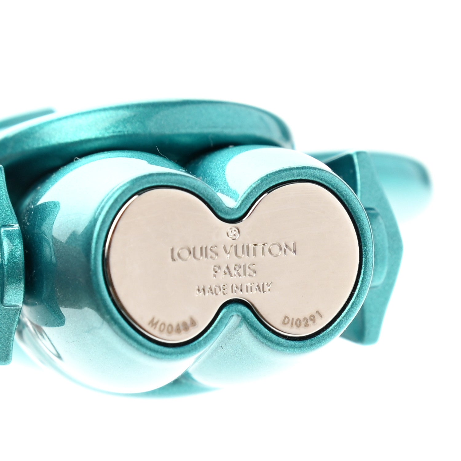 Louis Vuitton Vivienne Bag Charm Key Holder Turquoise 3 of 5