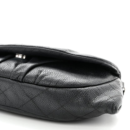 Chanel Caviar Half Moon Wallet On Chain WOC Black 12 of 13