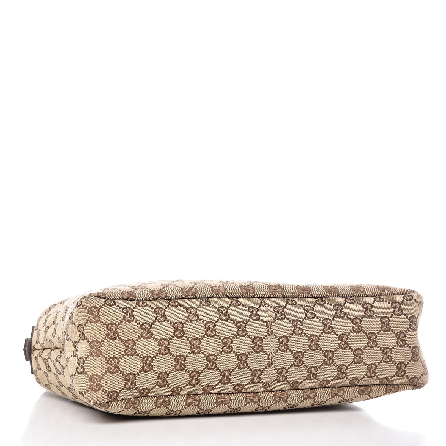 Gucci Monogram Medium Horsebit Chain Hobo Off White 4 of 10