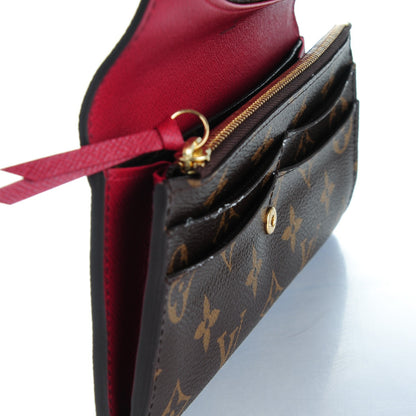Louis Vuitton Monogram Emilie Wallet Red 8 of 8