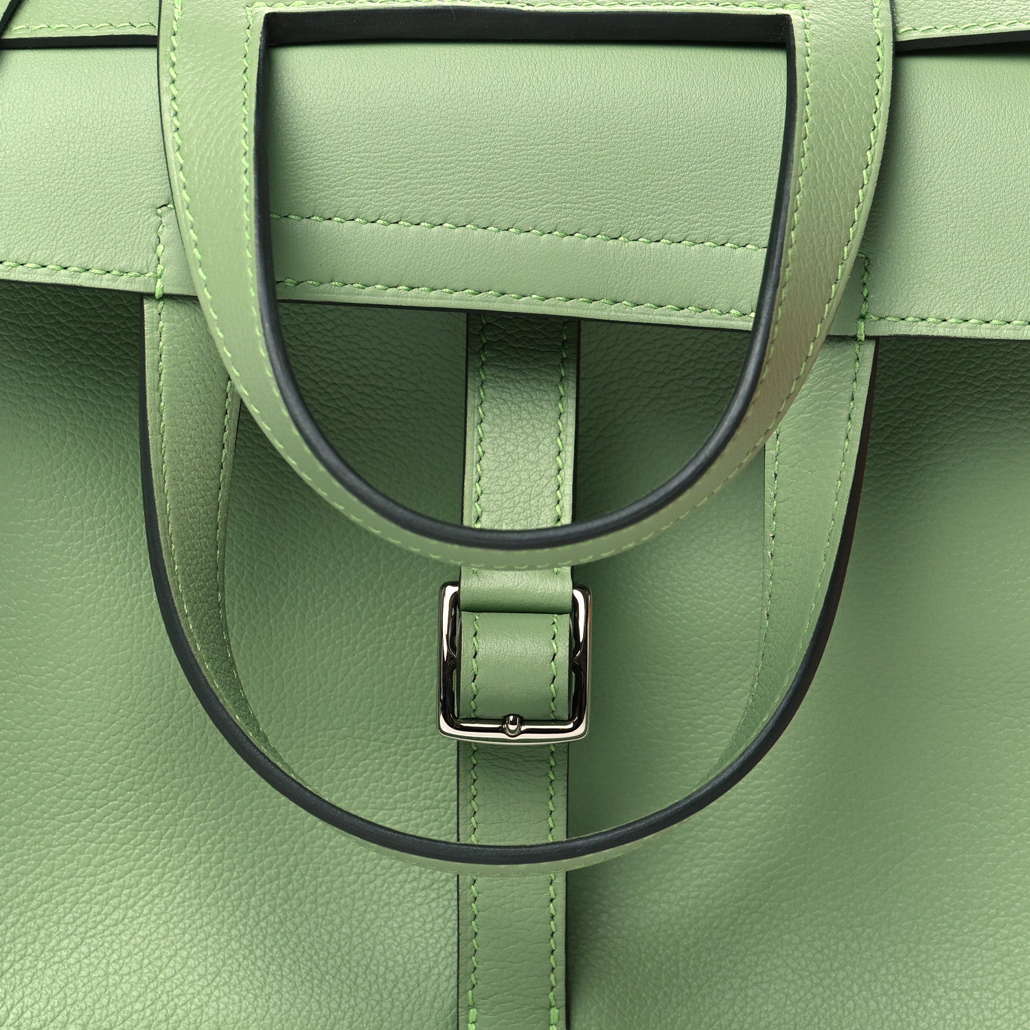 Hermes Evercolor Halzan 25 Vert Criquet 8 of 11