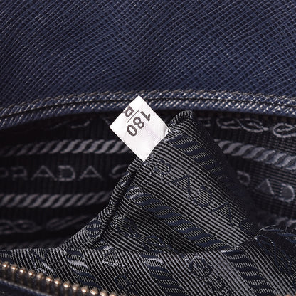 Prada Saffiano Medium Galleria Double Zip Tote Baltico 7 of 9