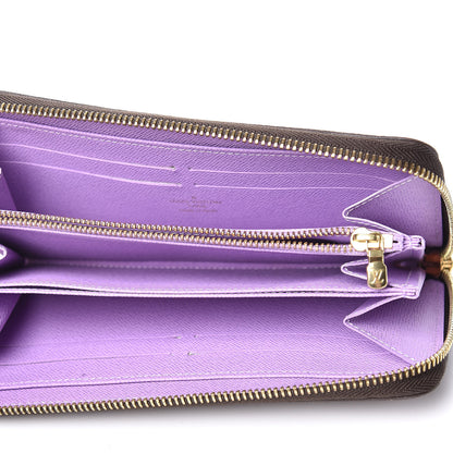 Louis Vuitton Damier Ebene Illustre Zippy Wallet Violet 5 of 7