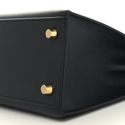 Hermes Epsom Kelly Sellier 25 Black 9 of 11