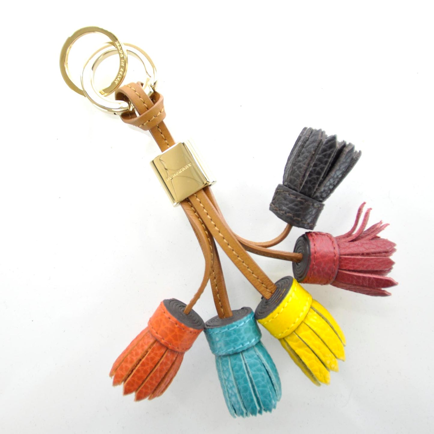 Leather Tassel Key Chain