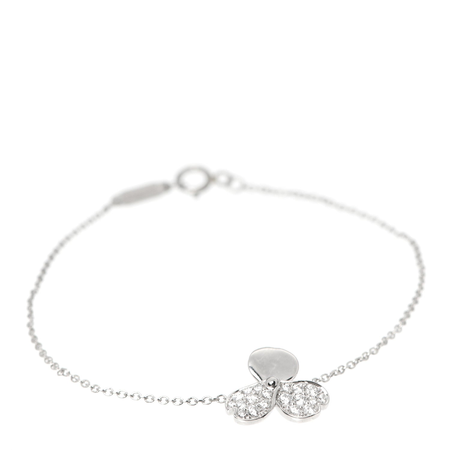 Tiffany Platinum Diamond Paper Flowers Bracelet 1 of 5