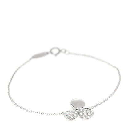 Tiffany Platinum Diamond Paper Flowers Bracelet 1 of 5