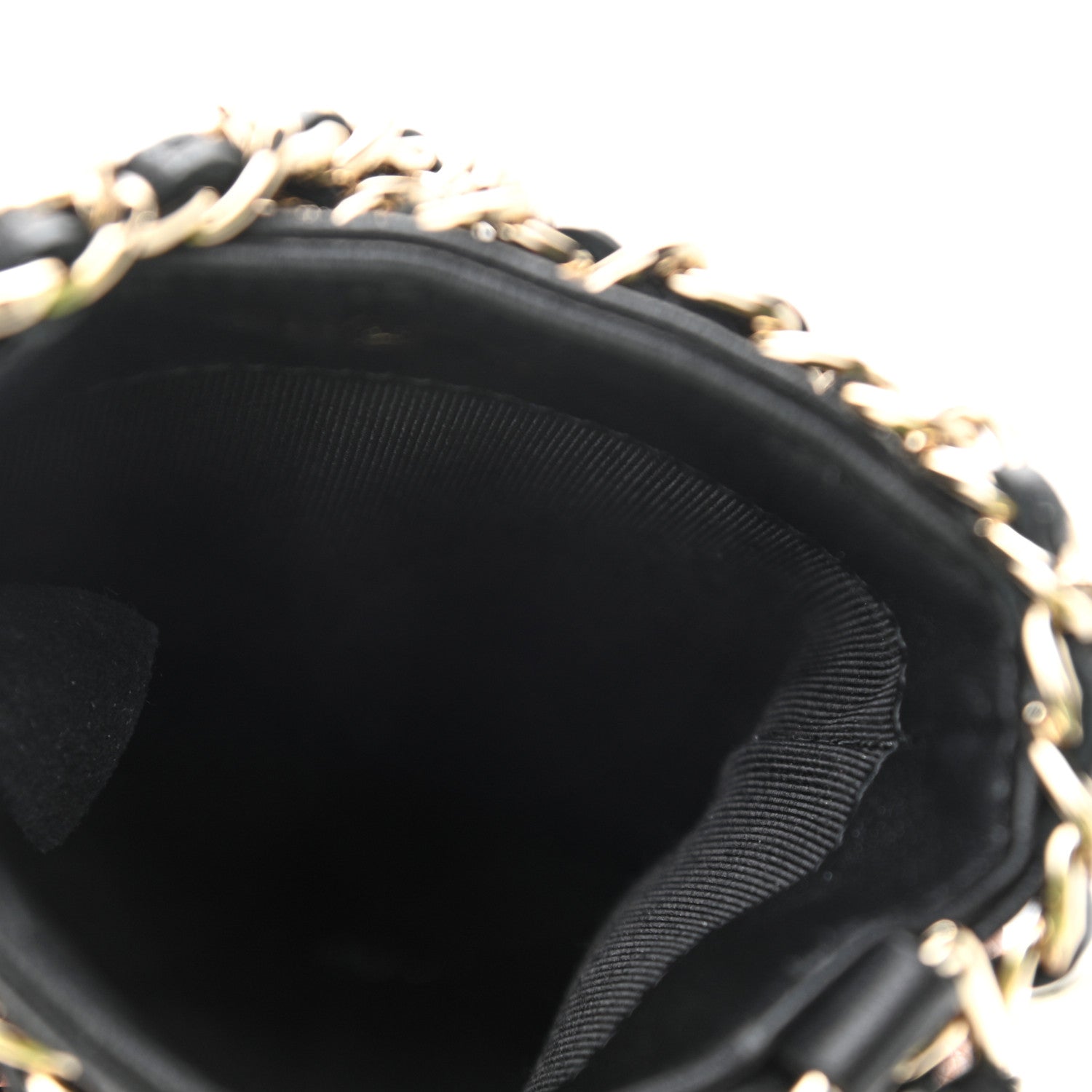 Chanel Lambskin Tech Me Out Clutch With Chain Black 5 of 13