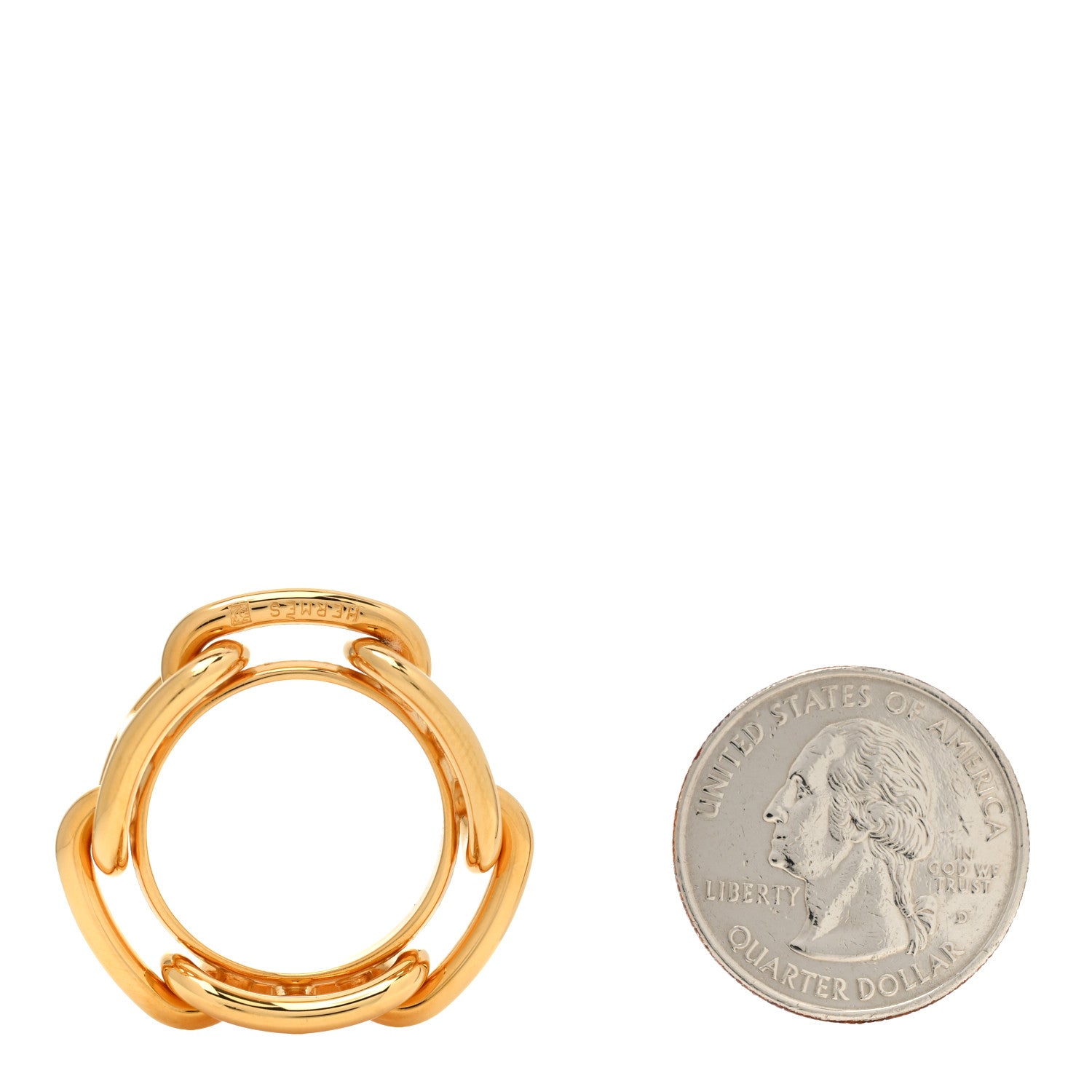 Hermes Permabrass Regate Scarf Ring 2 of 4