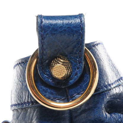 Balenciaga Agneau Giant 12 Gold Hardware Town Bleu Mineral 13 of 15