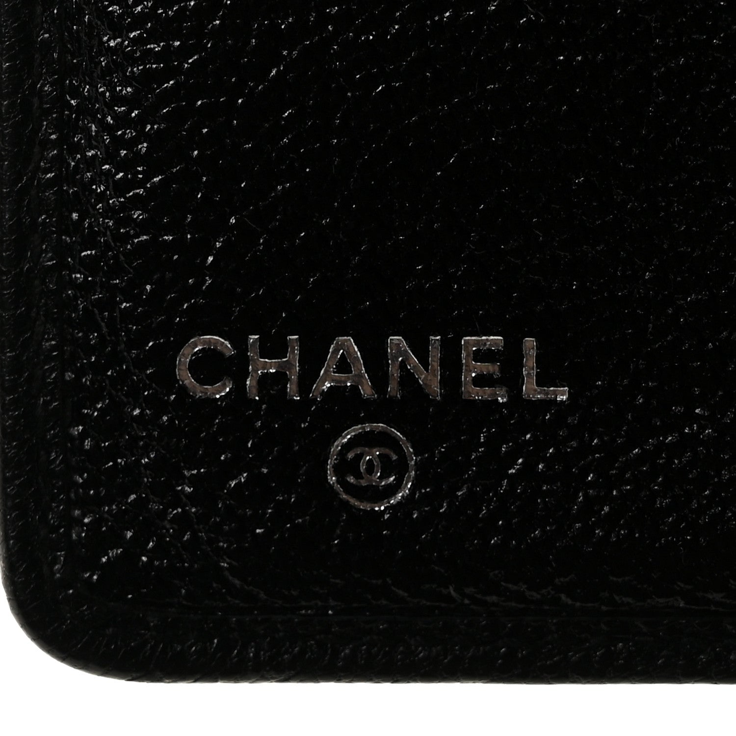 Chanel Goatskin CC Yen Wallet Black 6 of 8
