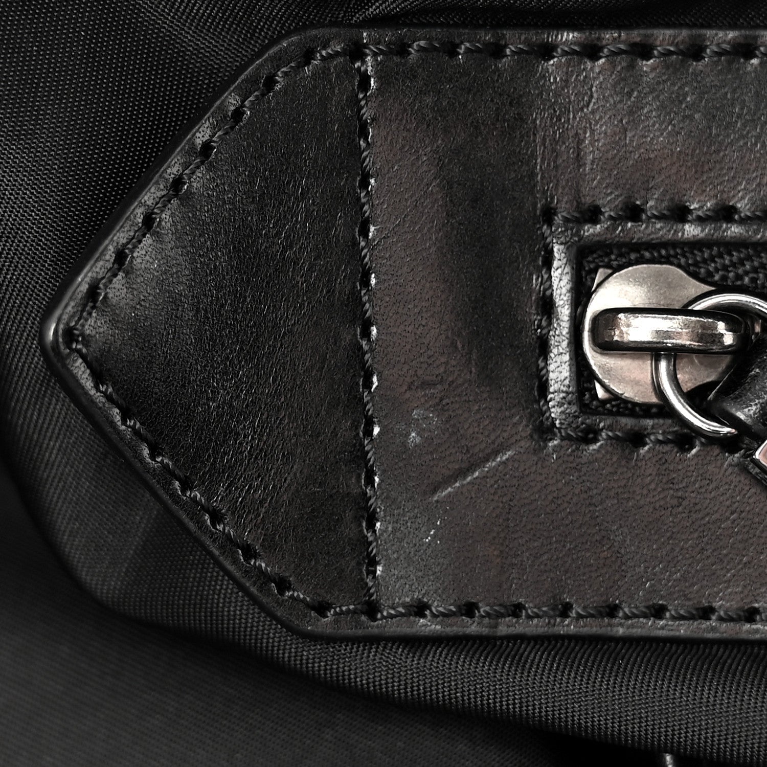 Burberry Nylon Smoked Check Weekend Duffle Bag Black 11 of 18