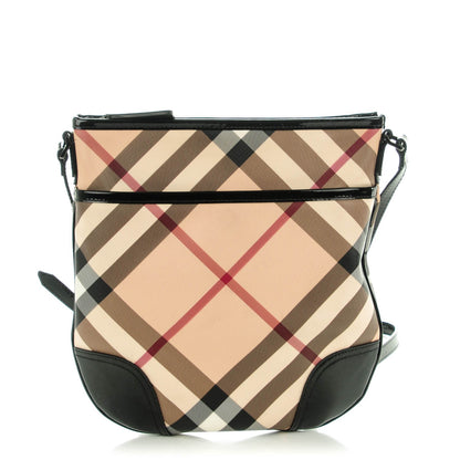 Burberry Supernova Check Small Dryden Crossbody Bag Black 1 of 8