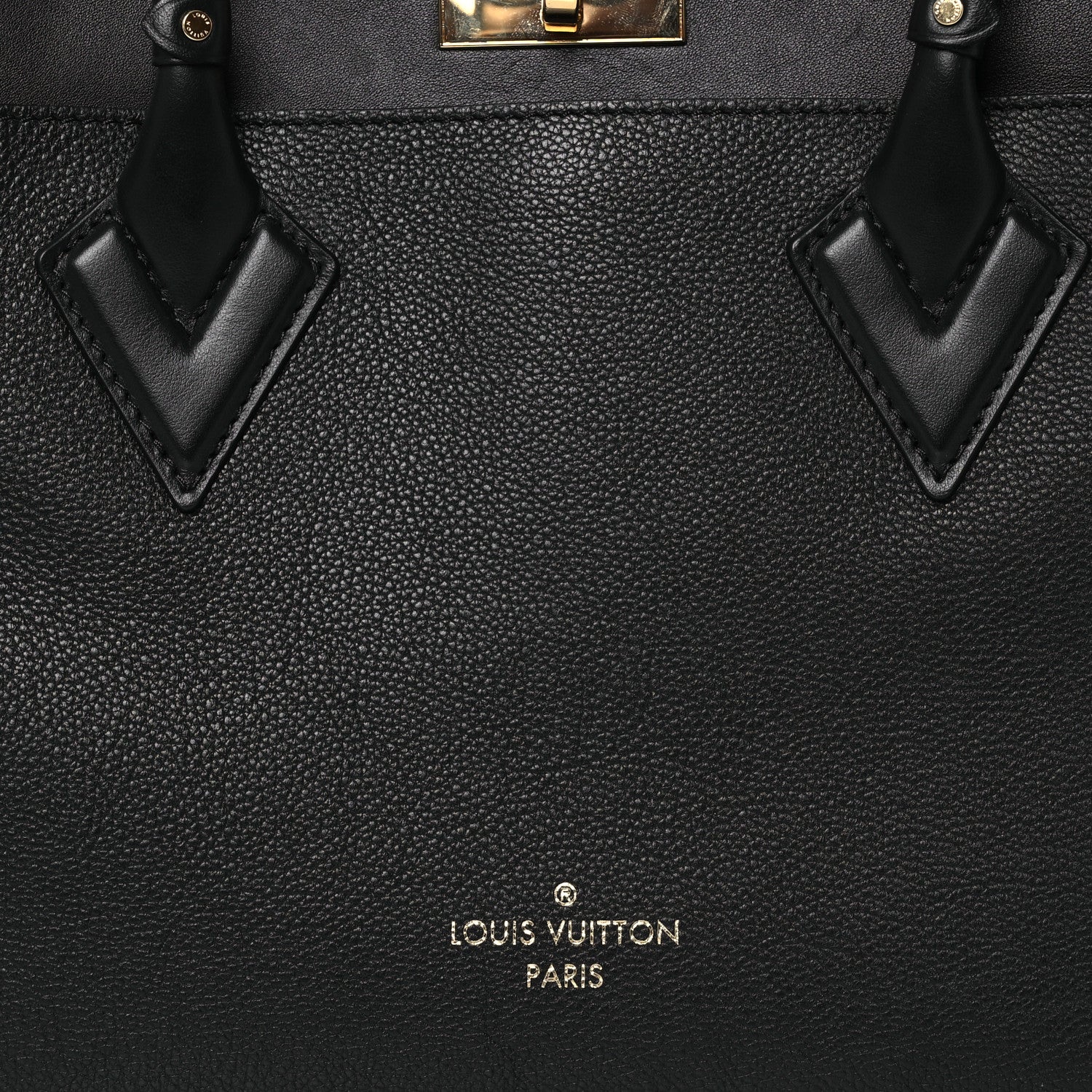 Louis Vuitton Calfskin Monogram Tufting On My Side Black 7 of 9