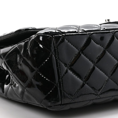 Chanel Patent Quilted Maxi Double Flap Black 8 of 9