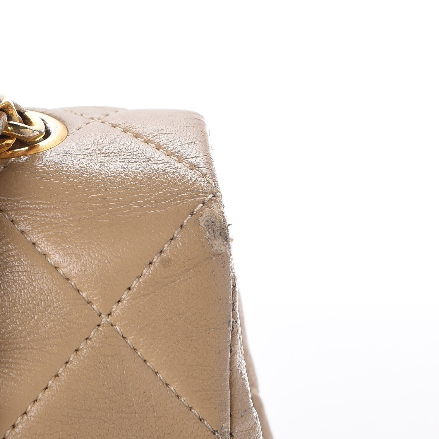 Chanel Lambskin Quilted Small Single Flap Beige 22 of 25