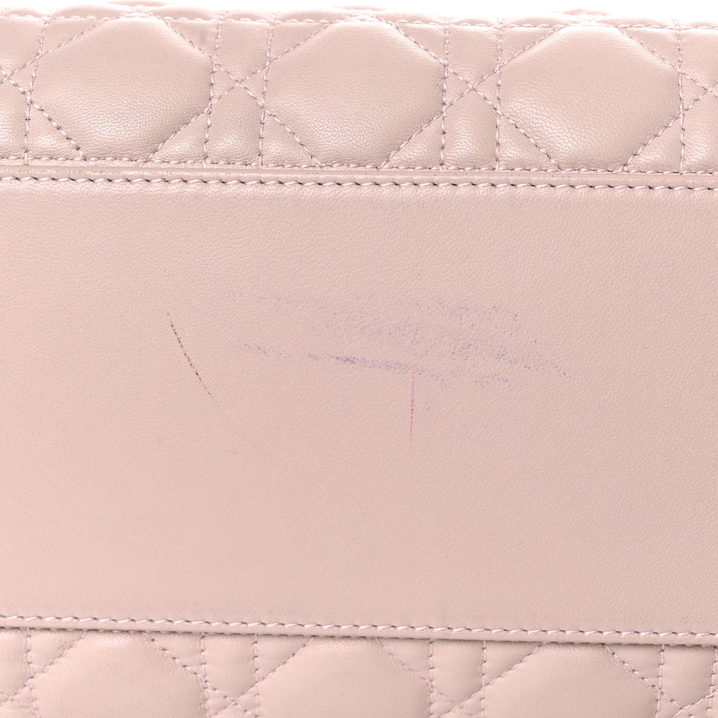 Lambskin Cannage Large Dior Soft Shopping Tote Beige Light Pink