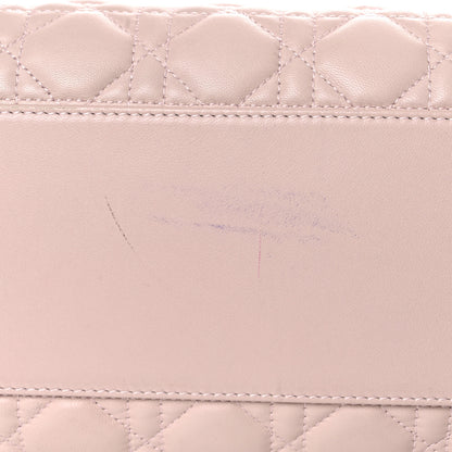 Christian Dior Lambskin Cannage Large Dior Soft Shopping Tote Beige Light Pink 14 of 25