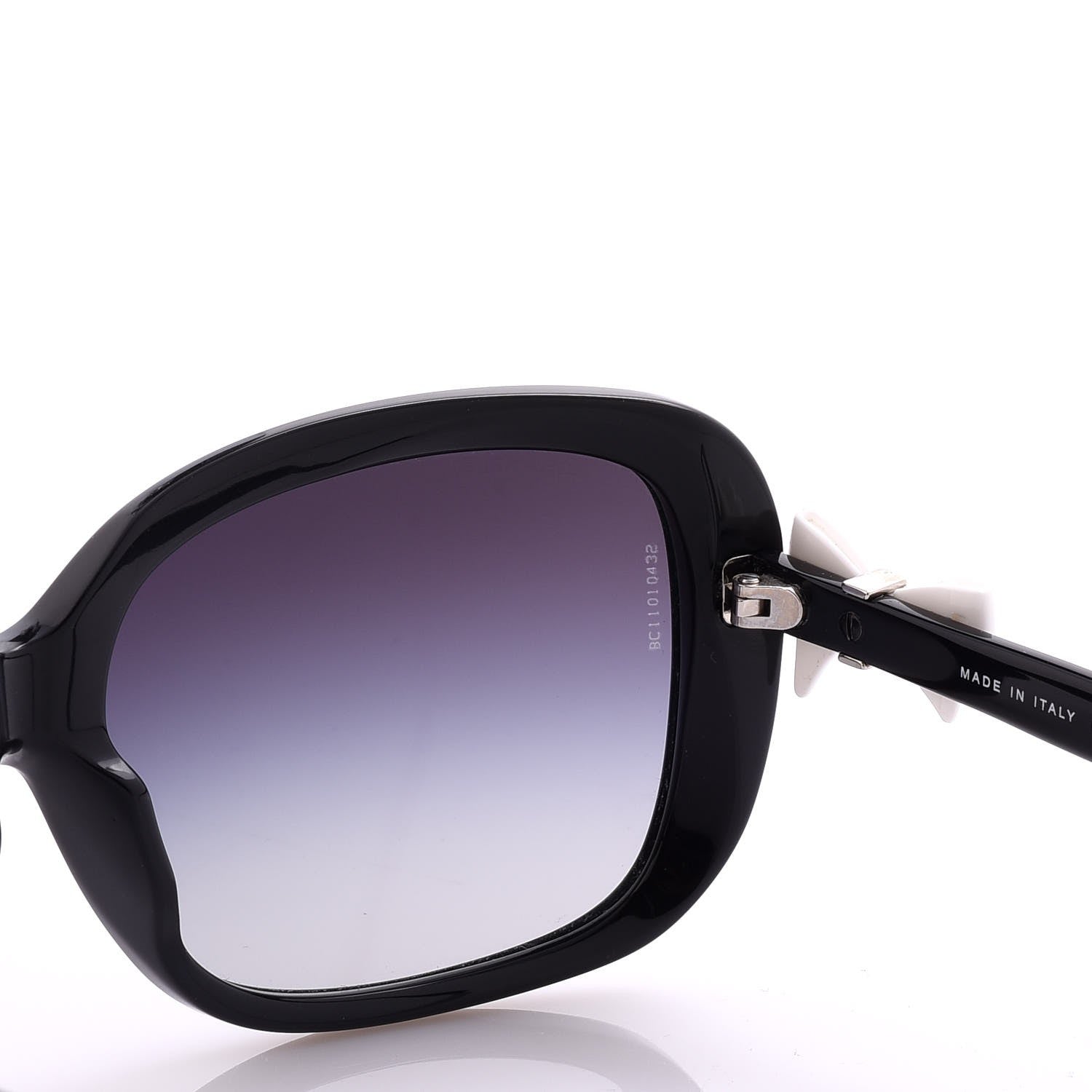 Chanel CC Bow Sunglasses 5171 Black White 7 of 8