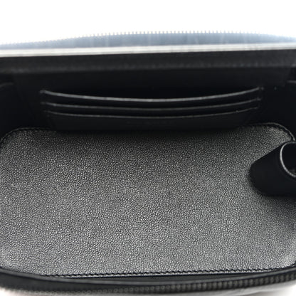 Chanel Lambskin Quilted Small Top Handle Vanity Case With Chain So Black 5 of 10