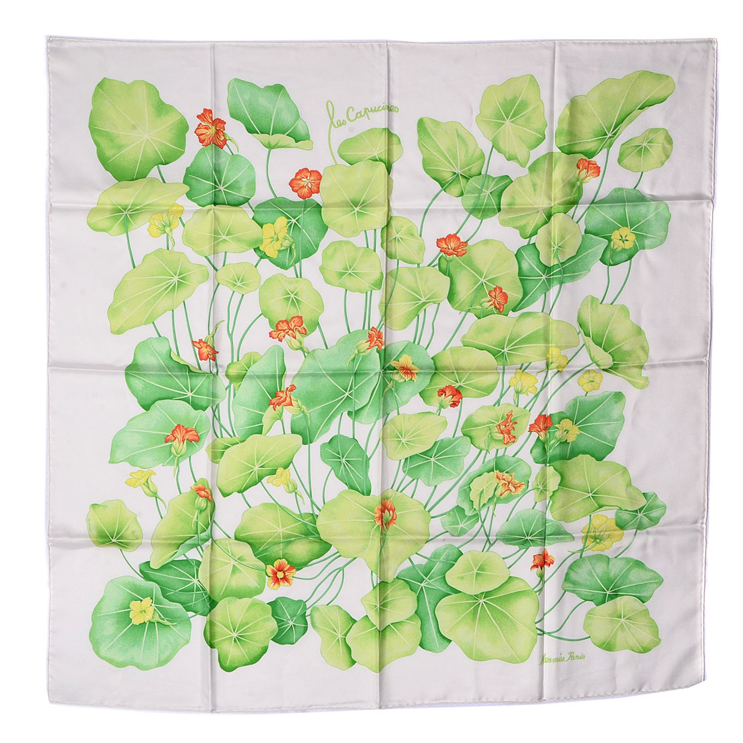 Silk Les Capucines Scarf 90