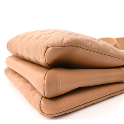 Louis Vuitton Lambskin Embossed Monogram Coussin PM Camel 9 of 9