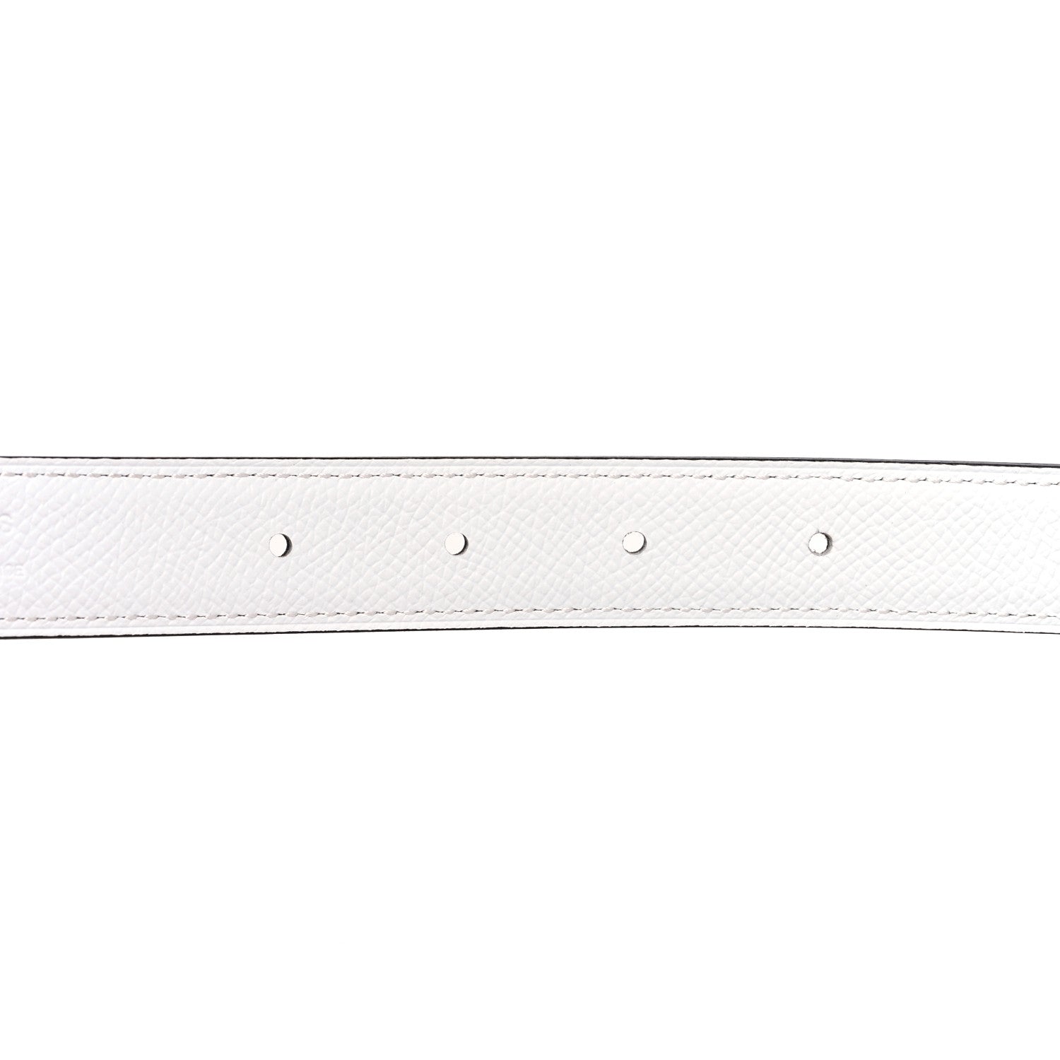 Hermes Epsom Swift 24mm Gamma Belt 85 Etoupe White 5 of 5