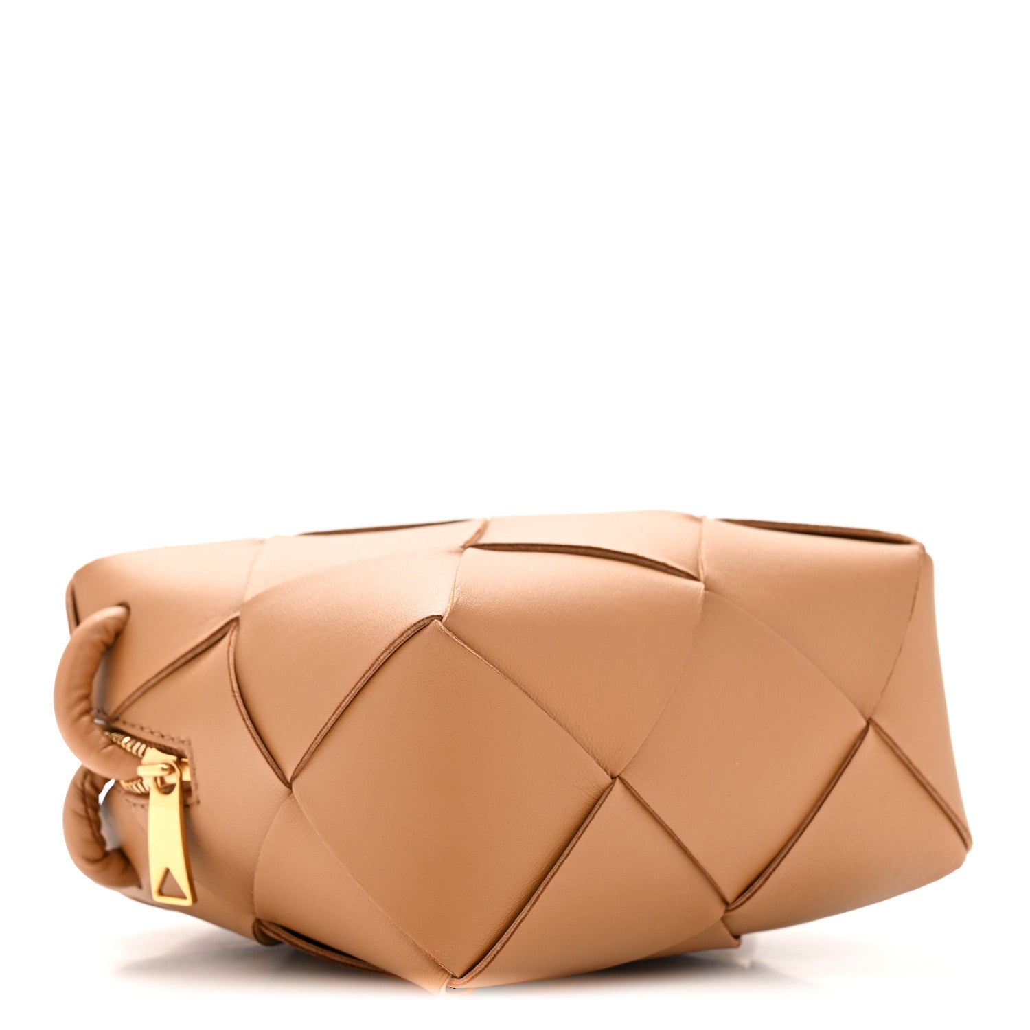 Bottega Veneta Lambskin Maxi Intrecciato Mini Cassette Camera Bag Acorn 4 of 10