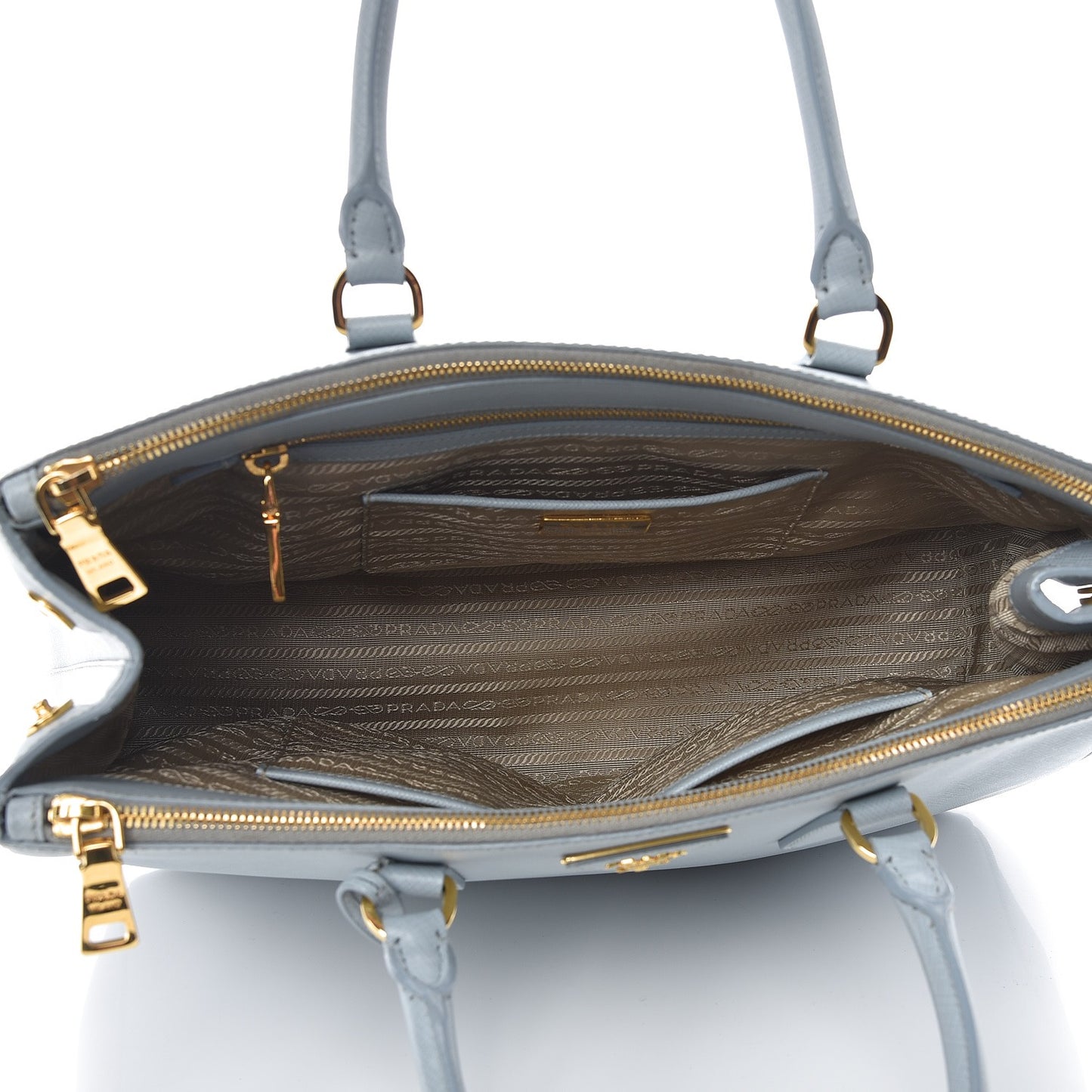 Saffiano Large Galleria Double Zip Tote Lago