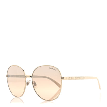 Tiffany Atlas Round Sunglasses TF 3079 Gold 1 of 8